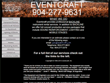 Tablet Screenshot of eventcraft.com